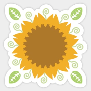 Sunflower Sticker